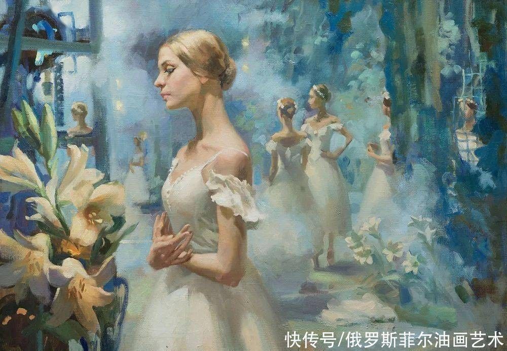 圣彼得堡$俄罗斯画家阿纳斯塔西娅·沃斯特雷佐娃漂亮油画作品欣赏