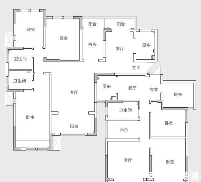 业主|买房听了老公的建议,买两套平层打通,装修效果住着比别墅还舒服!