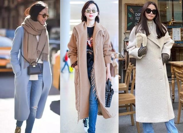 牛仔裤 早冬火了一种穿搭叫“大衣+短靴”!保暖又显瘦,满满的高级感!