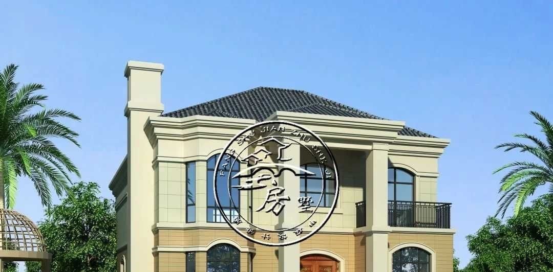 开阔|在农村做这套两层别墅, 经济美观, 全村人都来问图纸