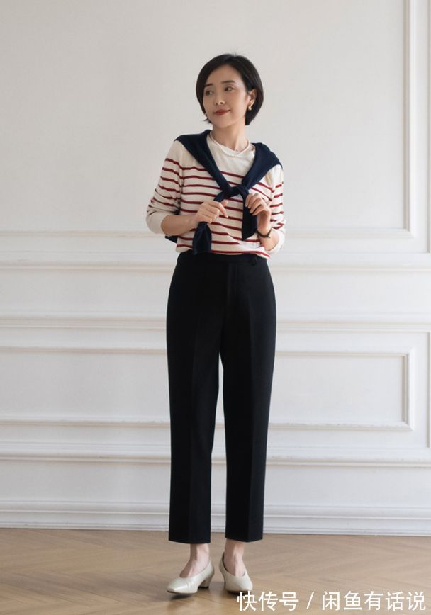中年 这才是中年女人春天该穿的裤子:遮肉又显气质,搭衬衫外套都好看