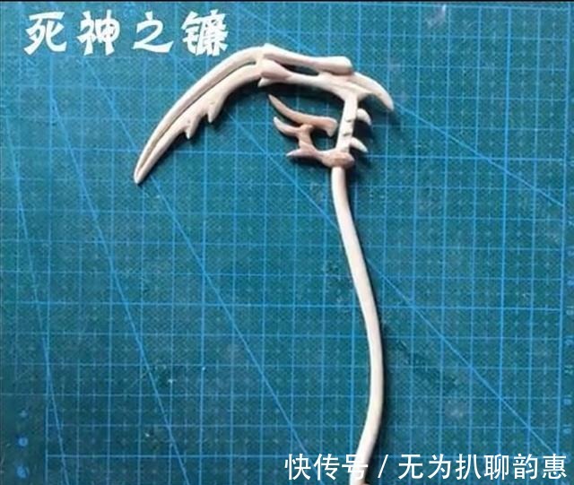 王者榮耀|圖文教程 一次性筷子制作王者榮耀白起 死神之鐮