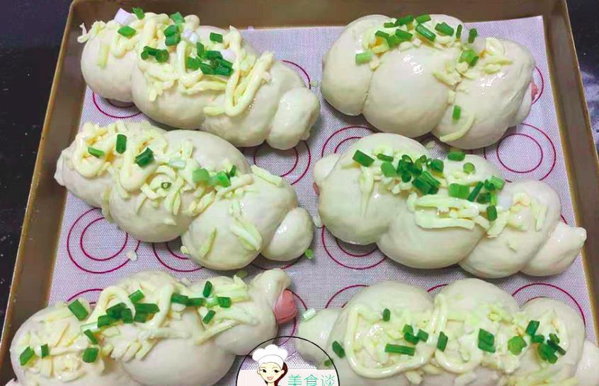 火腿芝士包早餐包做法,比蛋糕简单,全家人都喜欢,满满都是料