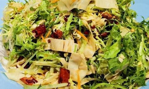 凉拌苦菊|苦瓜冬瓜靠边站,经常上火多吃这菜,维C含量极高,常吃对眼睛好