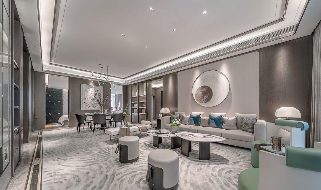 李文伟|240平大平层结构,用艺术诠释空间,为业主打造灵魂的栖息之所