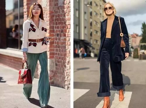 阔腿裤又升级了，今年流行这样款式，高级显瘦！