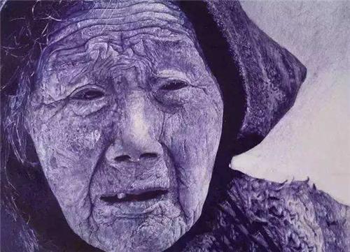 00后#00后画圆珠笔画的天才,画的作品和黑白照一样,如今怎么样了