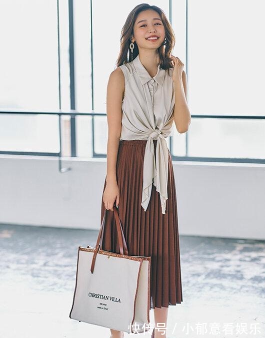 半身裙|今年半身裙别瞎穿，认准这些“上短下高腰”技巧，巧妙显高又时髦