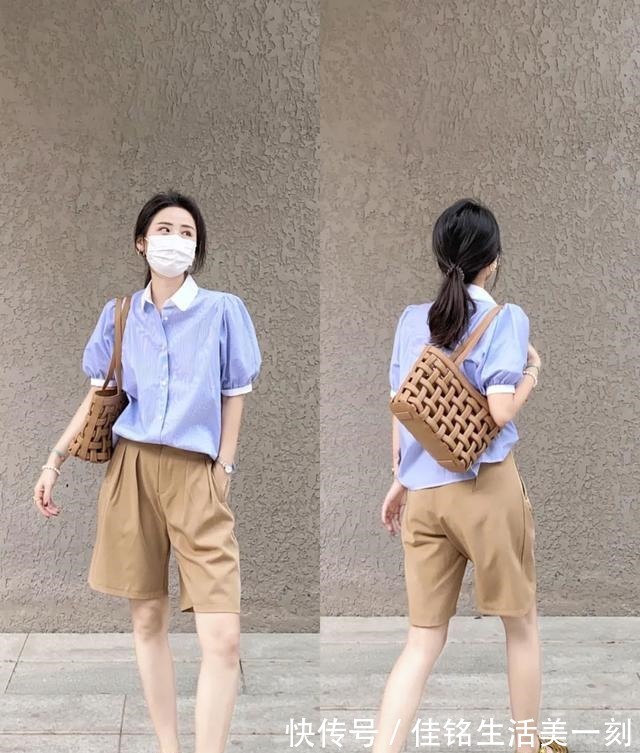 cr 适合亚洲女孩的韩式穿搭,早秋这么穿,洋气又时髦!