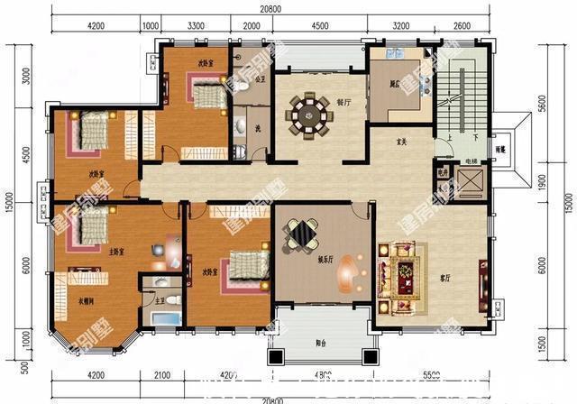 豪宅|两栋建在农村的多层豪宅,都带电梯设计,每层一户均有厨房