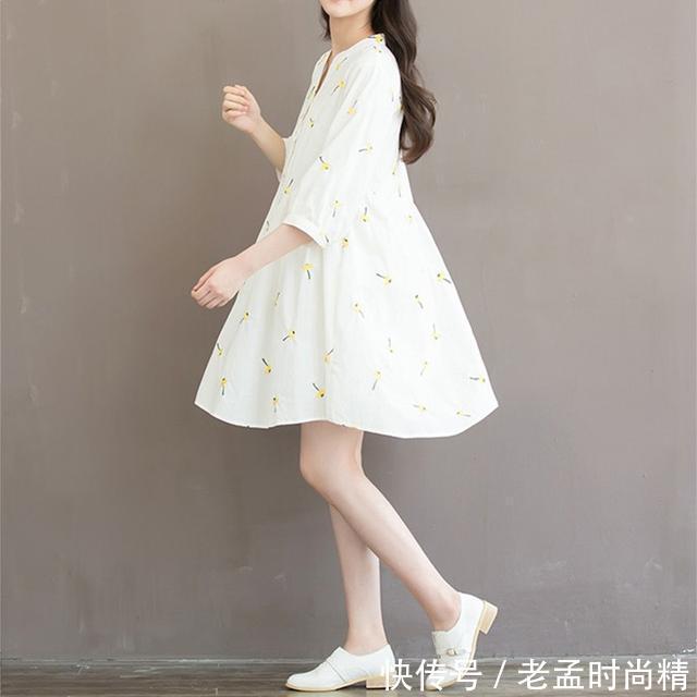 小清新 小清新连衣裙穿出清雅气质,就爱这纯净般的美感