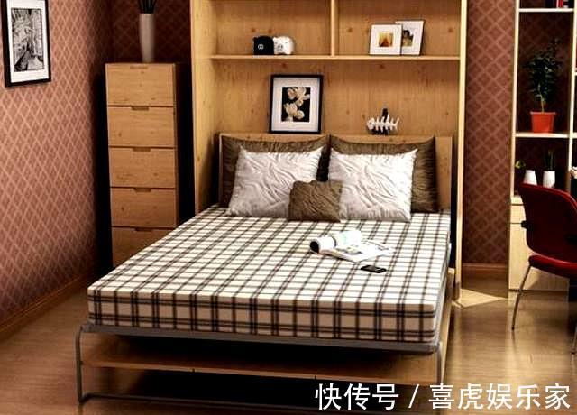 席梦思|小户型卧室放大床拥挤,设计“墙上床”吧,感觉卧室大一倍