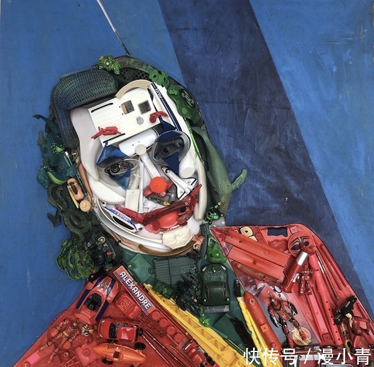 废弃物&变废为宝,法国艺术家发挥想象,打造出各种二次元和三次元人物