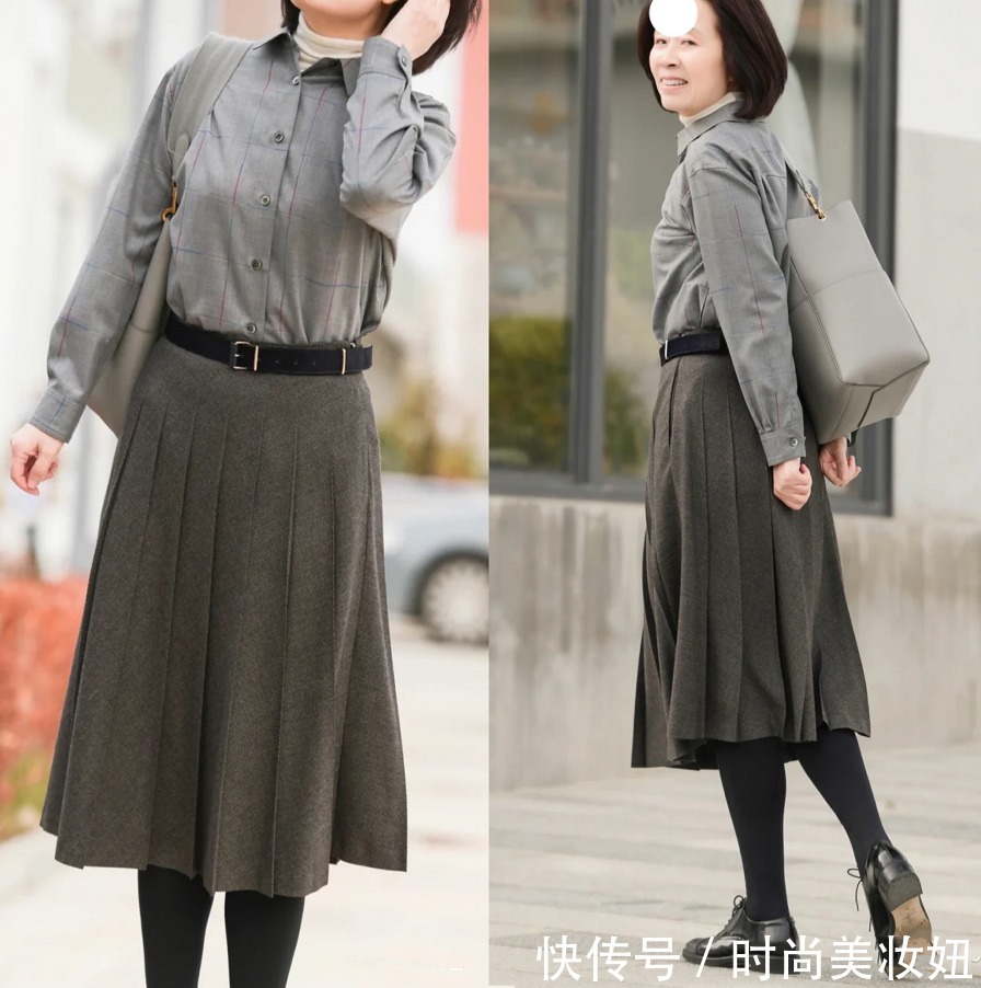 冬季 见过世面的50岁女人,冬季穿衣不做作,简约优雅才是关键