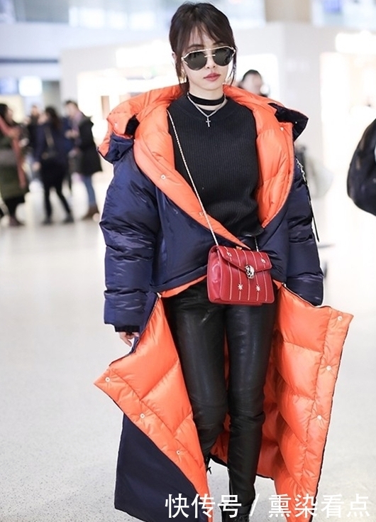 小黑|冬季不想显臃肿,让小黑裤拯救羽绒服,轻松解决搭配烦恼