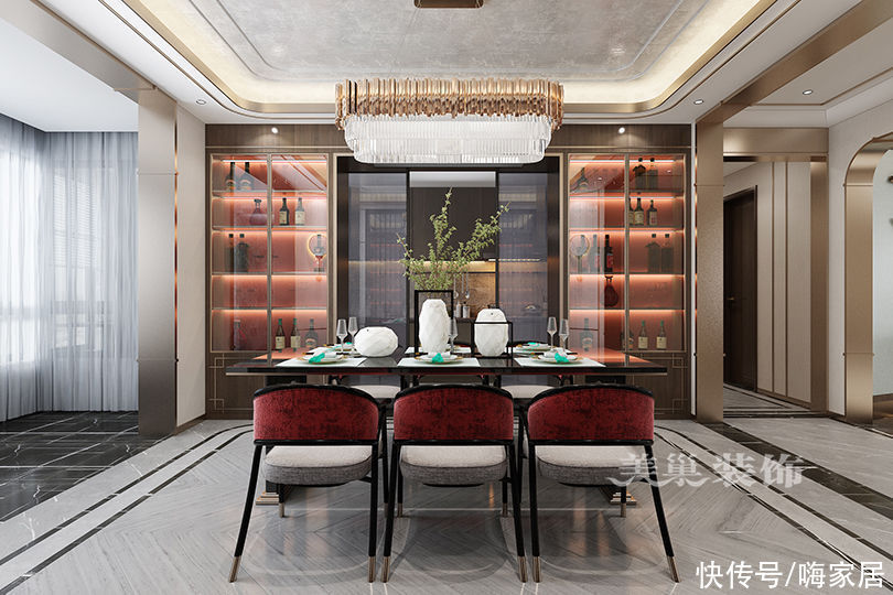 高尔夫|金沙湖高尔夫观邸 273平方 五室两厅 混搭 案例装修效果图