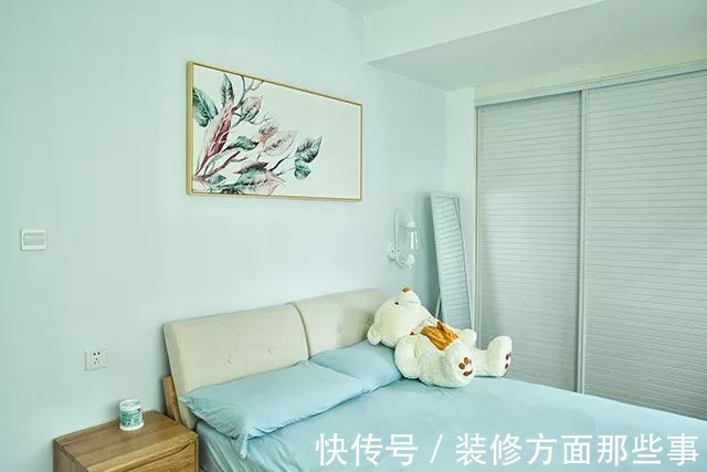 装修|80平北欧风二居室,视觉清爽又梦幻