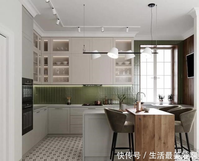 橱柜|一套漂亮的橱柜,足以惊艳整个厨房,那些好看又实用的橱柜设计!