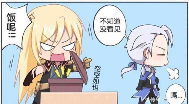 李信|王者荣耀漫画:李信和铠势不两立、互相不爽仅仅是因为这件东西?