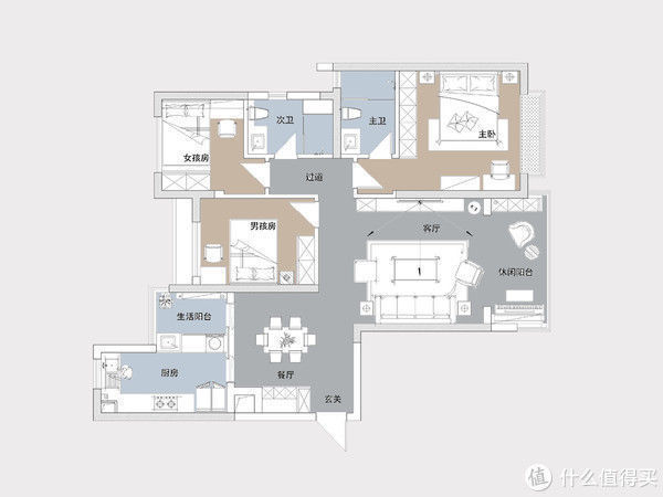 阳台|她家一点都不豪华,看到客厅后却把我惊艳到了,简洁、实用又美观