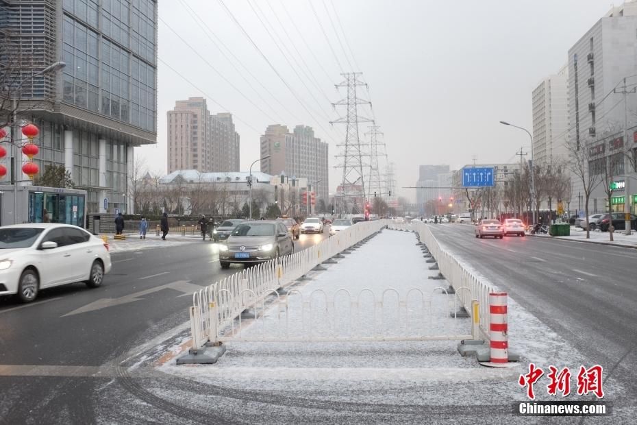 降雪|雪中的北京天安门广场