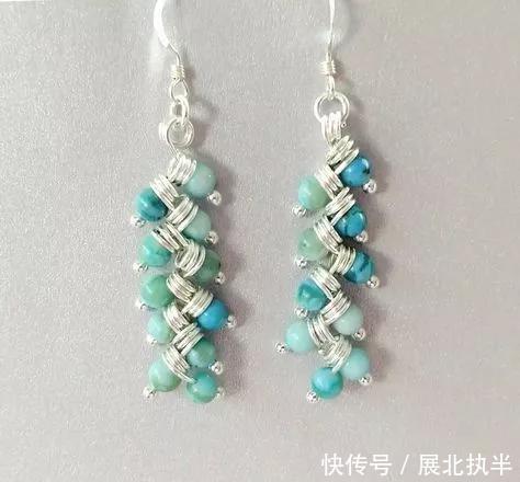 铁丝|嫌弃耳环难看,在家拿些珠子,串一串,每天都戴不同风格!附教程