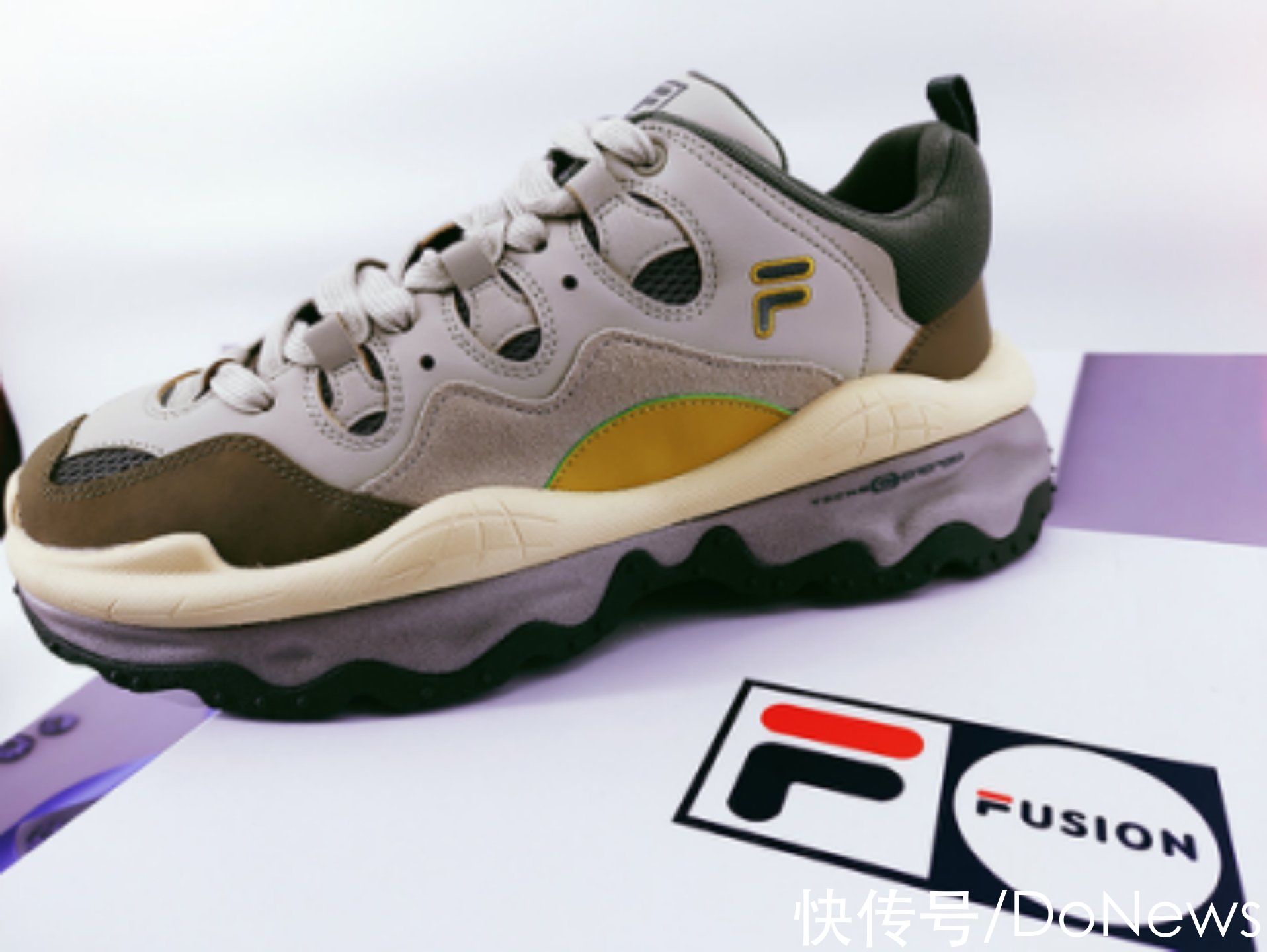 donews|火山喷发般的激情 FILA FUSION全新QD96熔岩鞋图赏