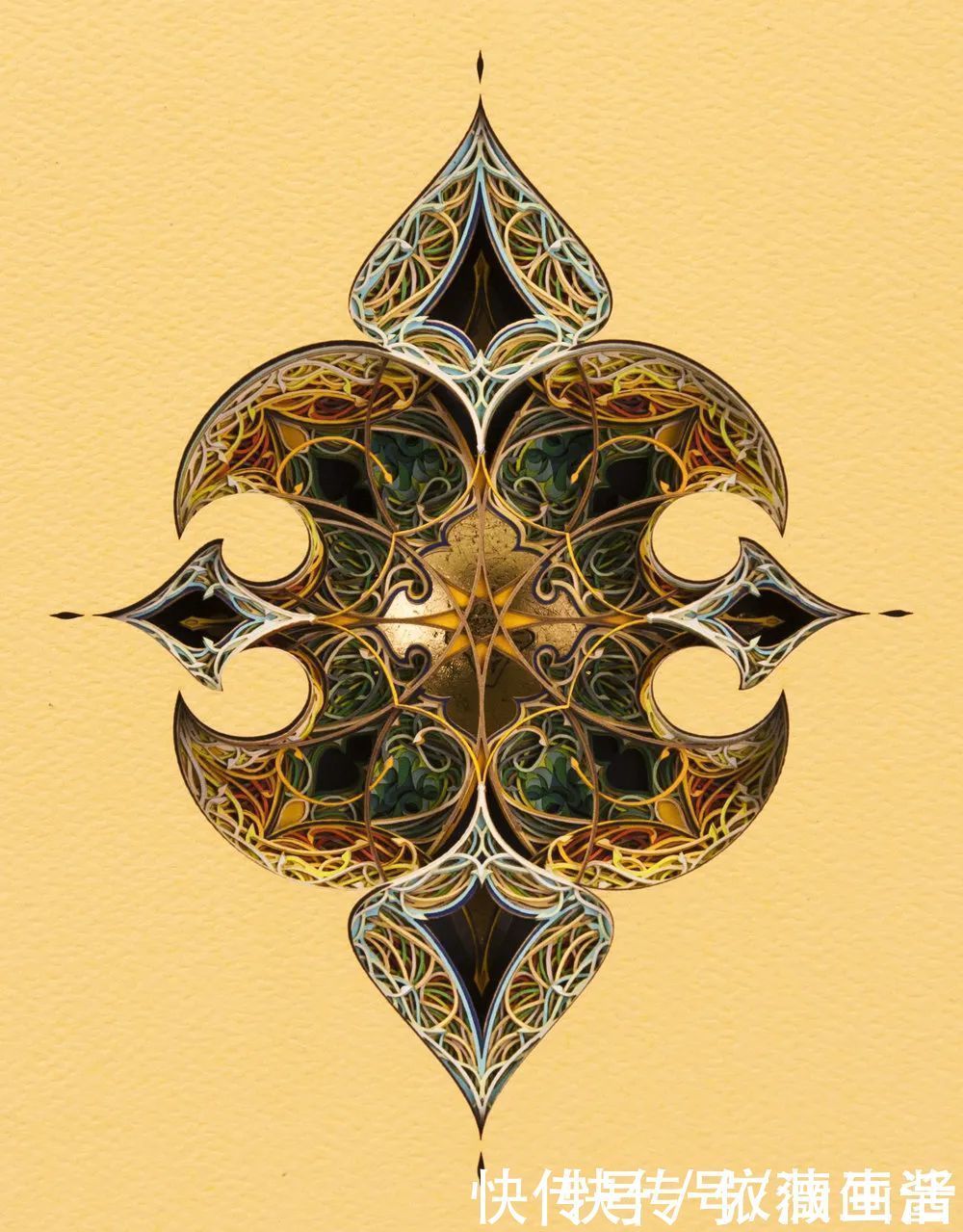 草图|他用时6个月,耗费200张纸,就为制作一个纸雕作品