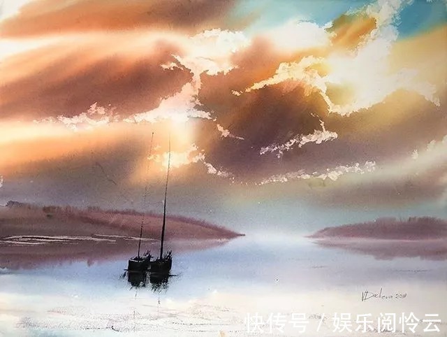 屏保$充满仙气的水彩画，每一张都可以用来做屏保！