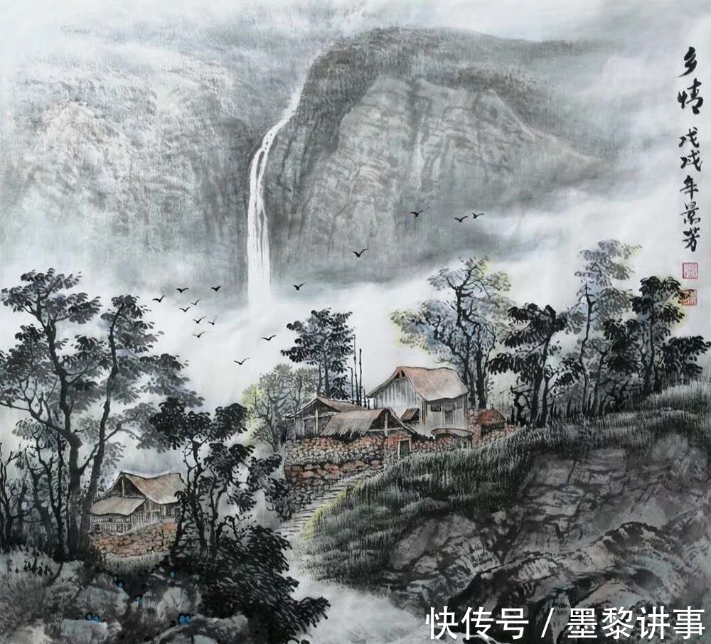 山水画!张景芳山水画 苍茫老辣 清新灵动