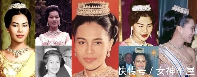 拉玛五世@诗丽吉戴两顶头饰都很壕气了,不曾想她手上还有四个镯子,好震撼!