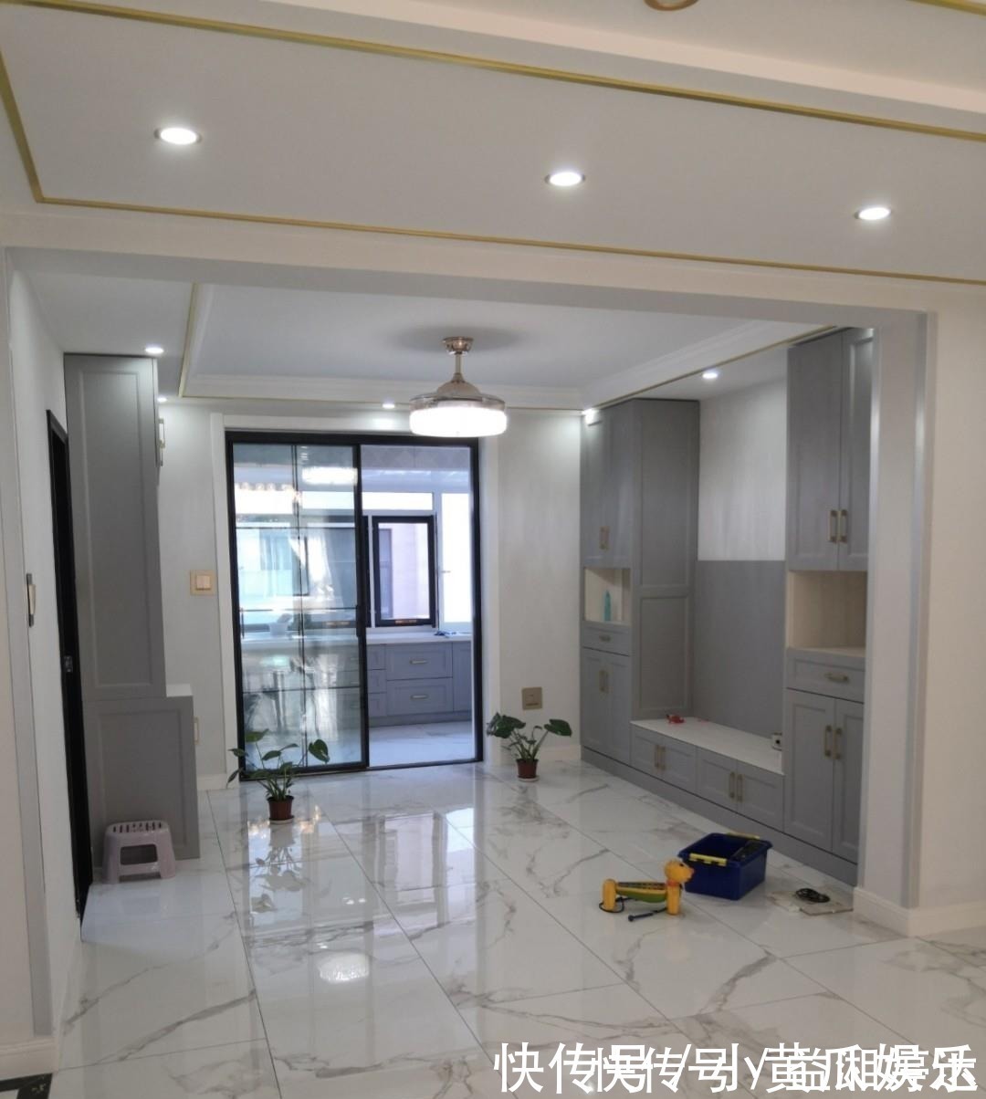 瓷砖|140平新房,历时四个月完工,全屋铺贴瓷砖,还没家具就很漂亮