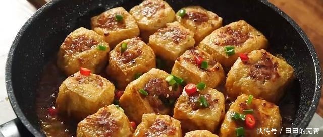 解锁爆汁豆腐新做法,油葱酥的加入,提升美食的灵魂