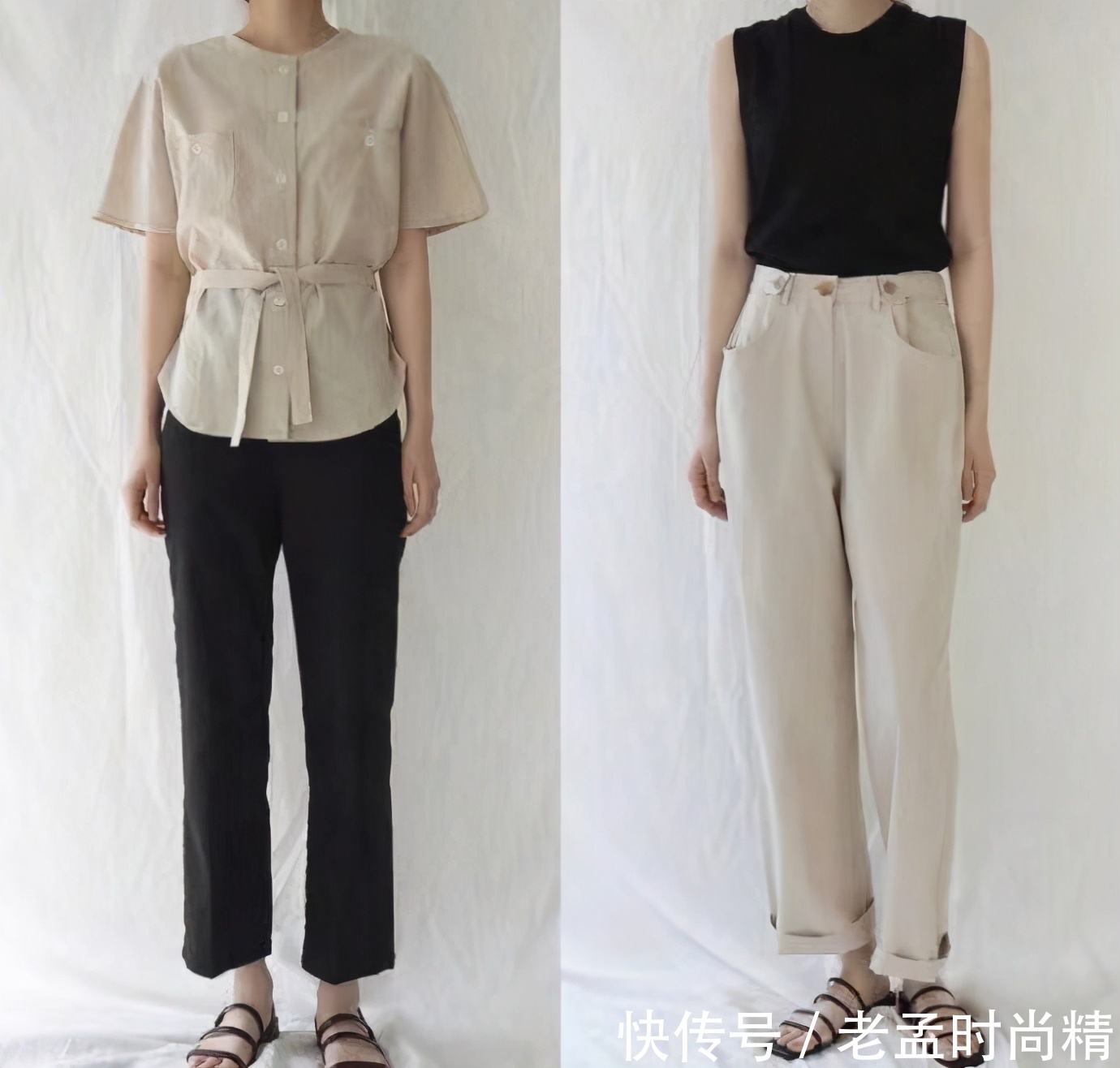 针织衫|轻熟女人喜欢的极简打扮,干练、大方有气质