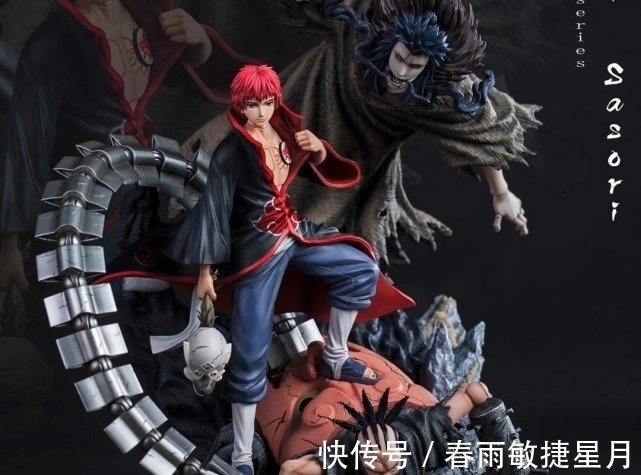 迪达拉|火影晓组织的手办,蝎的傀儡突破次元壁,迪达拉手臂伤疤逼真