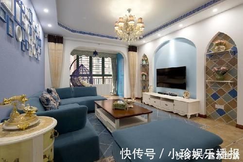 墙面|老婆心血来潮把新房装修成这样，朋友都说电视墙还是头一次见