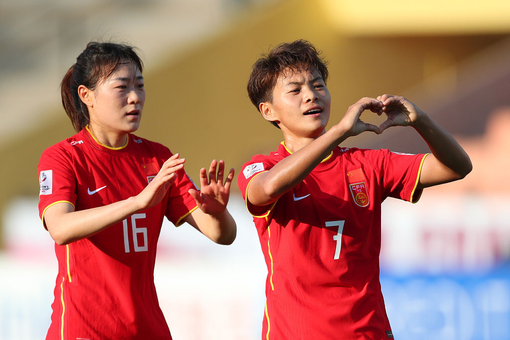 唐佳丽|4比0大胜中国台北，中国女足迎亚洲杯开门红