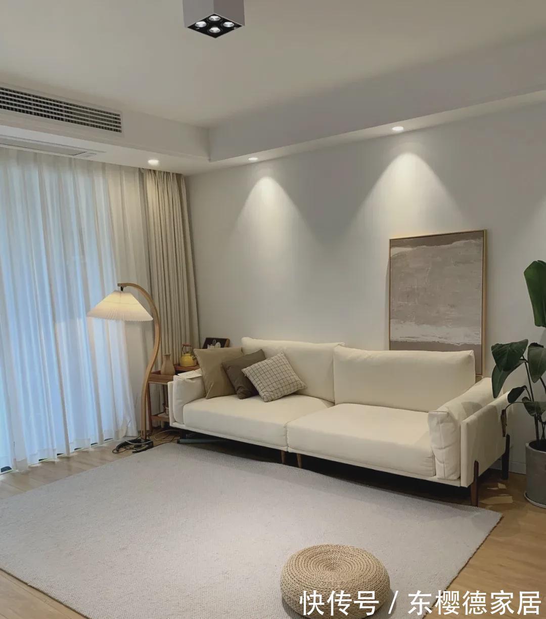 乳胶漆|102平温馨家,坚持“素墙”主义,实用性满分,果然越简单越耐看