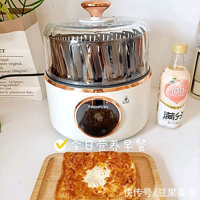 好吃到舔盘子的下饭菜空气炸锅版太阳蛋烤吐司