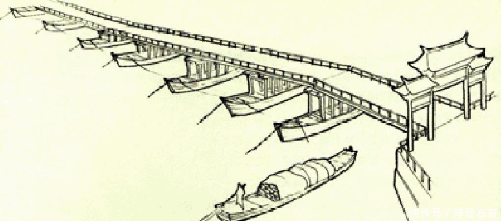 浮桥|从水浒里的“浮桥”,看宋代浮桥的种类及智慧