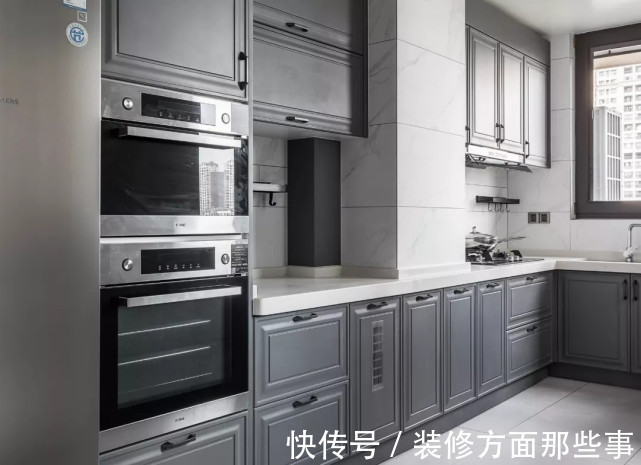 大理石|180平美式四居室,电视墙用大理石简约而不简单很高级