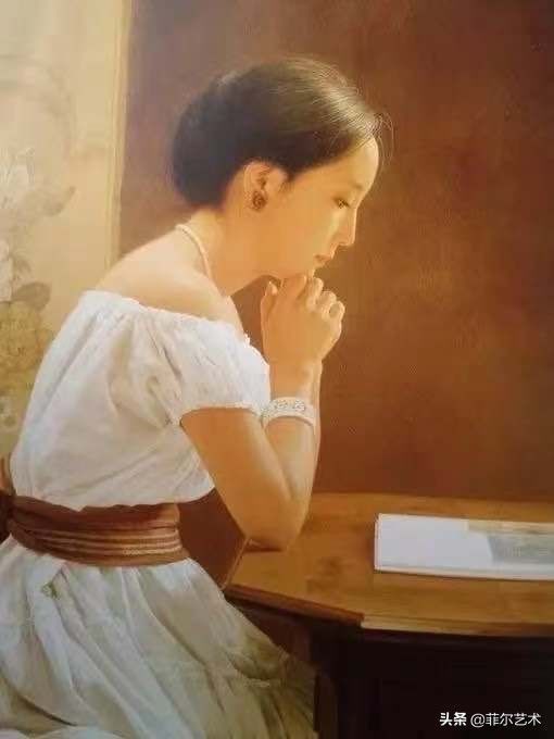 森木草介$日本著名油画家森木草介女性人物油画作品欣赏