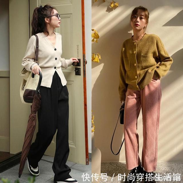 小开衫 春天流行的“小开衫”这样穿,简约大方又气质,太适合上班族了