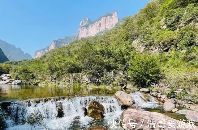 天河瀑布|郑州驴友团徒步南太行抱犊村，穿越太行天瀑群