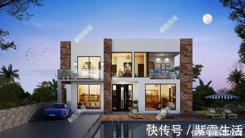 农村|农村盖房高度不能超10米,这样建邻居都点赞,第6套只需20万
