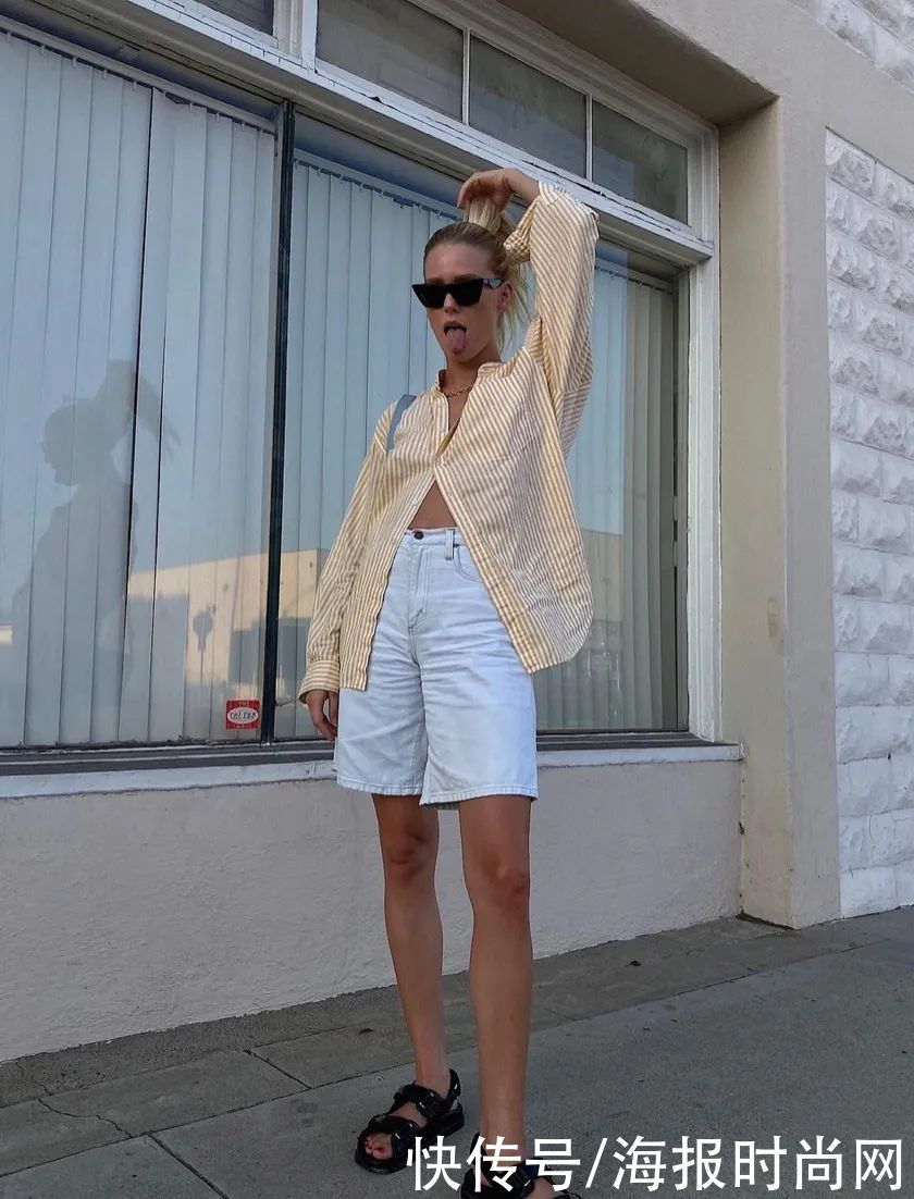 版型|说百慕大短裤显矮、不好搭，是不是因为你还没学会怎么穿？