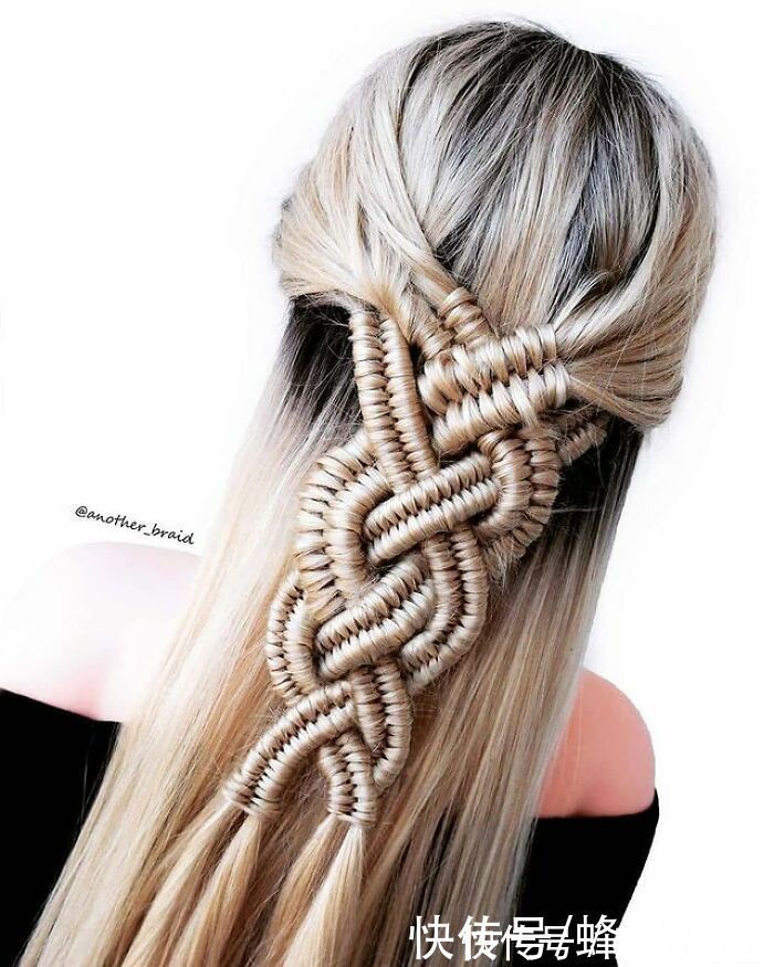 发型 65张编发照片,这哪是编头发分明是画画,图3这发型一次要半天