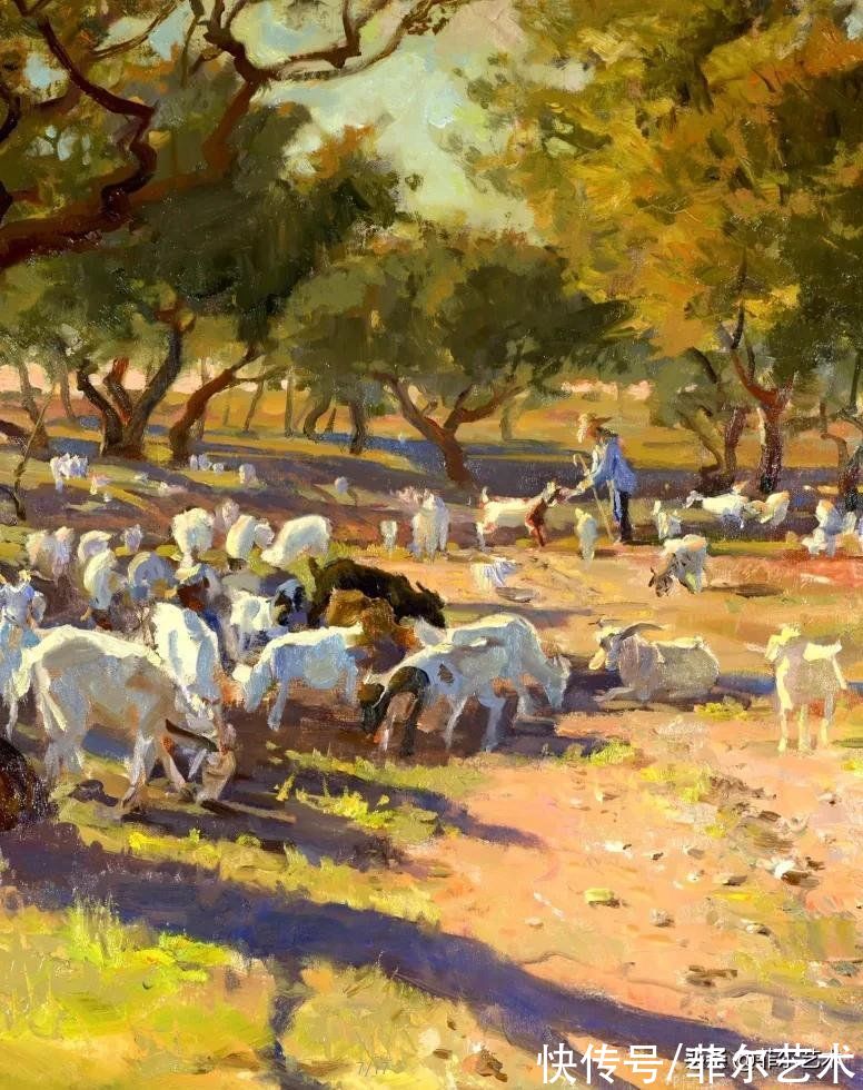 兰迪@她是一位富有表现力的现实主义画家，笔触和色彩让人喜欢不已