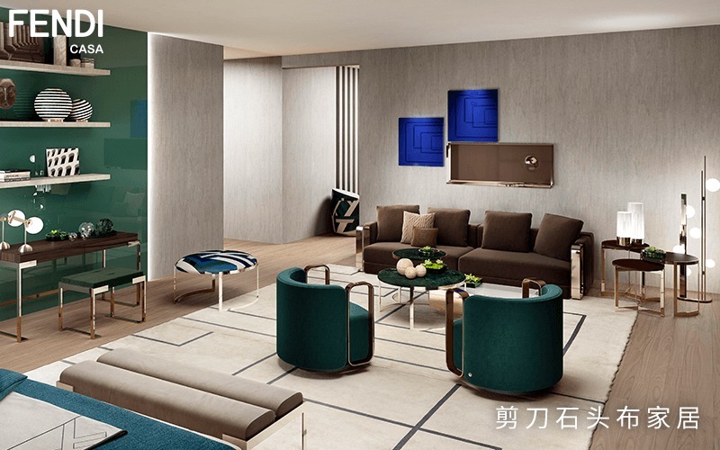 优雅|墨绿色家具,源自大自然的优雅与惬意