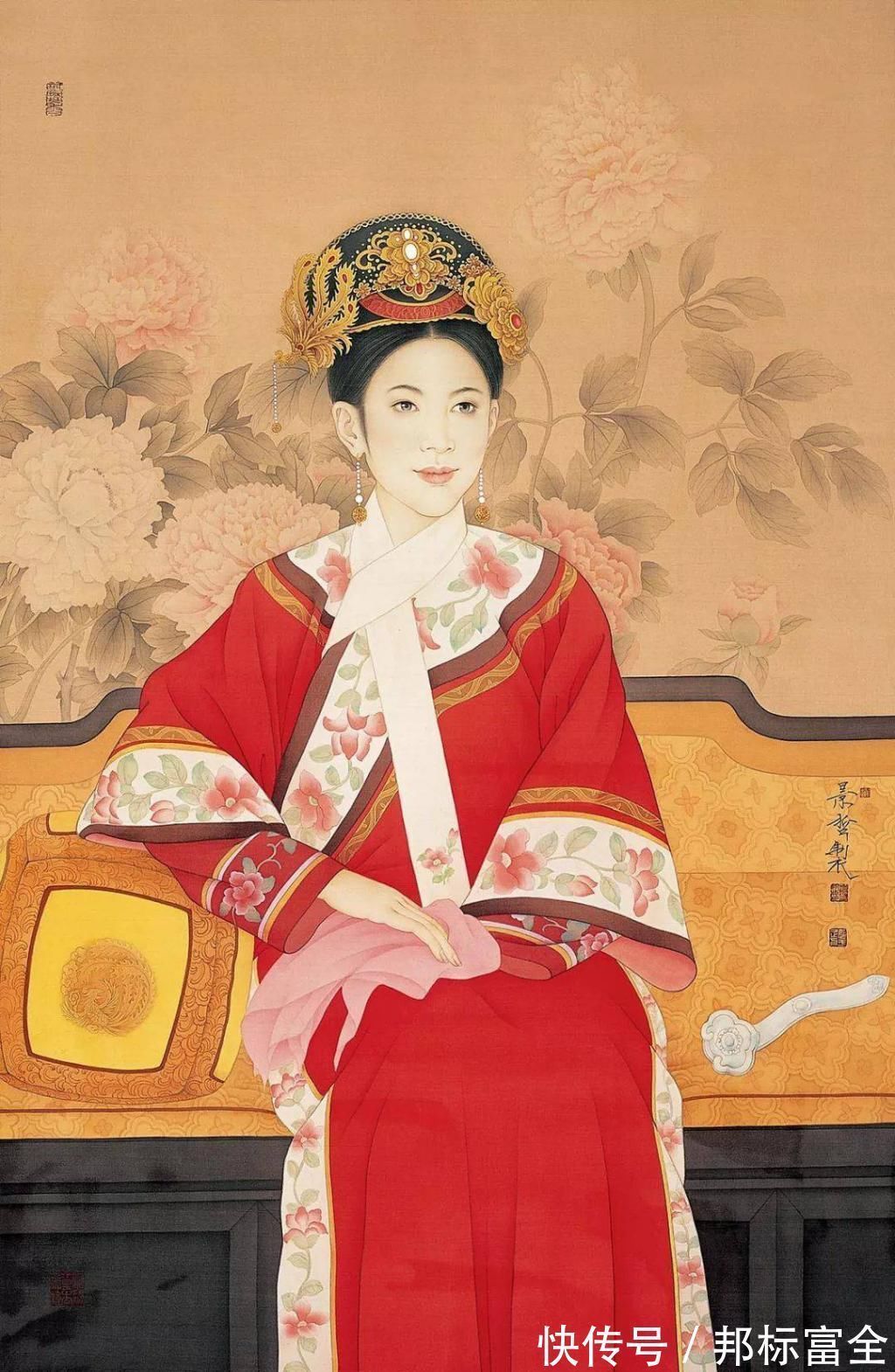 崔景哲!崔景哲:当古典美遇上工笔画,春风拂面惊艳四方